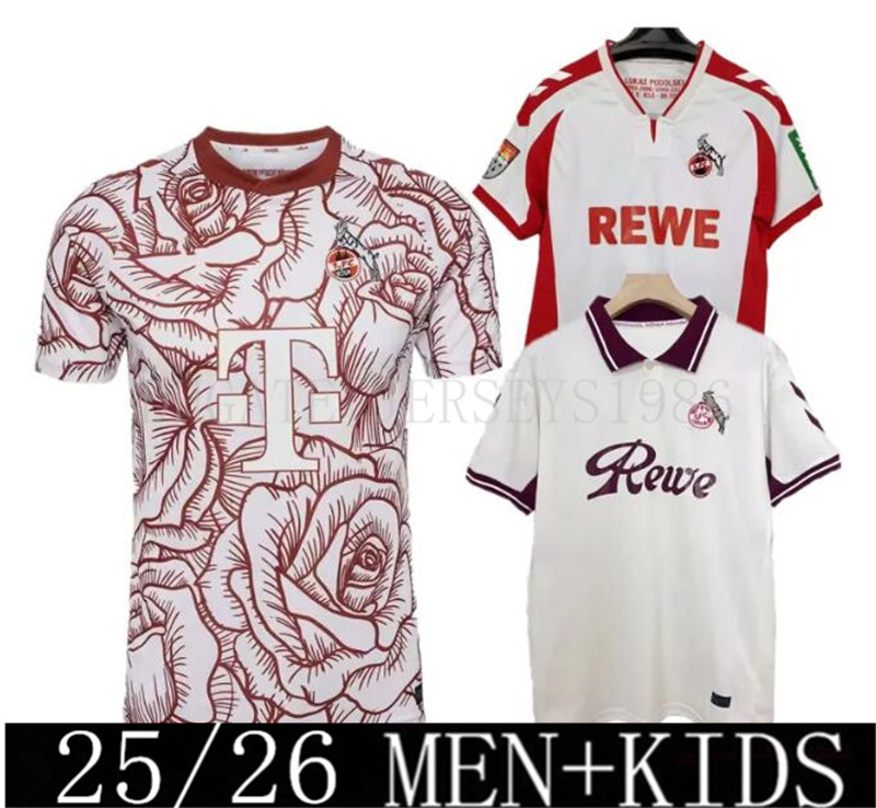 New 25-26 FC Koln football jersey Koln jersey MARTEL HUBERS WALDSCHMIDT KAINZ HUSEISIC LJUBICIC football shirt S-XXL