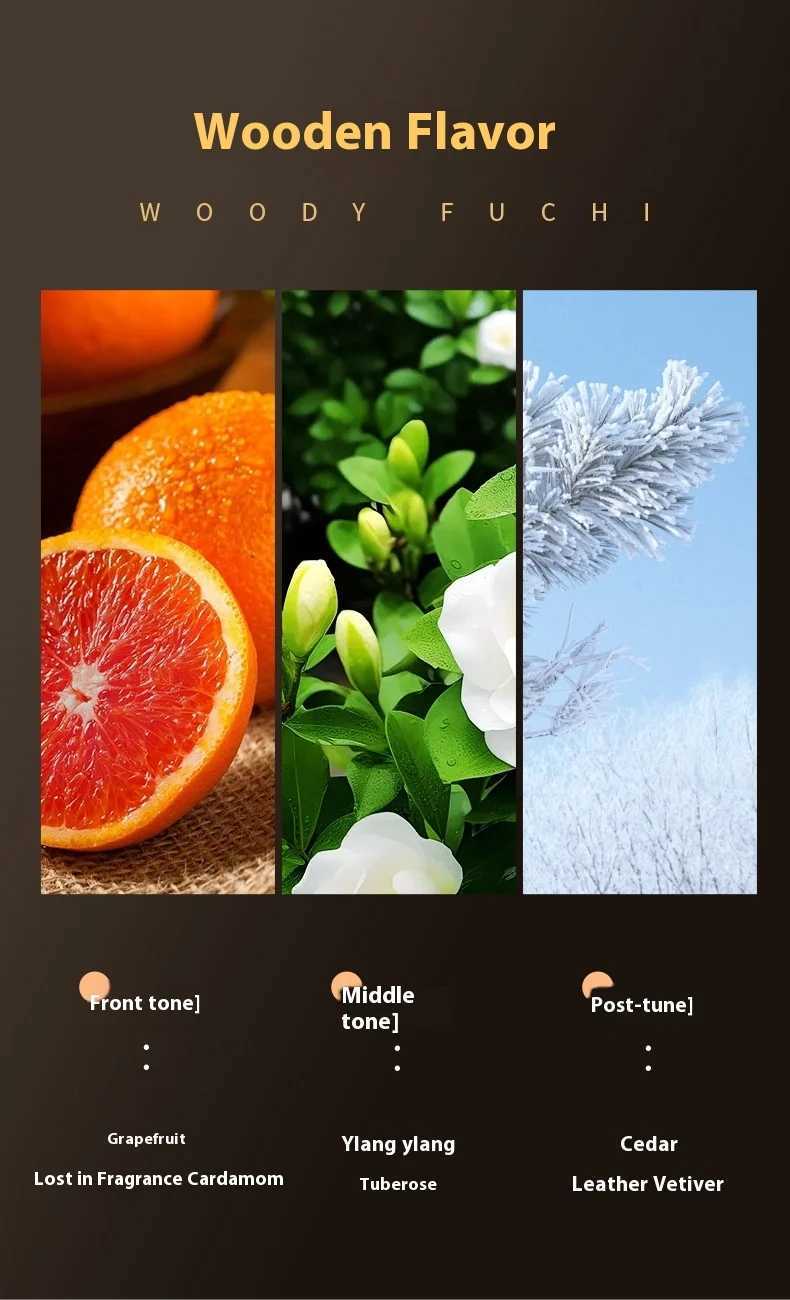 Brand perfume Woody mens perfume spray Flirting pheromone durable irresistible flower vitality light perfume gentlemanXJ20321