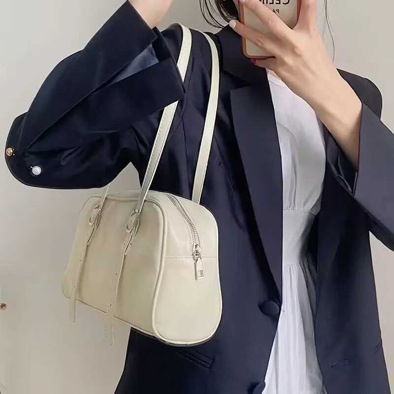 Y2K Korean Womens Harajuku Retro Gothic Green Handbag Fashion Elegant Punk Wallet Handbag Shoulder Bag Trend Y250320
