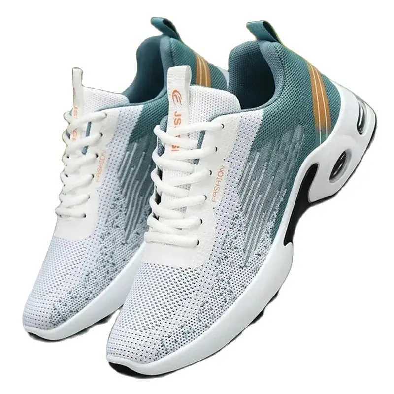 Mens shoes summer new mens shoes mesh breathable sports shoes fashionable casual running shoes Y250320