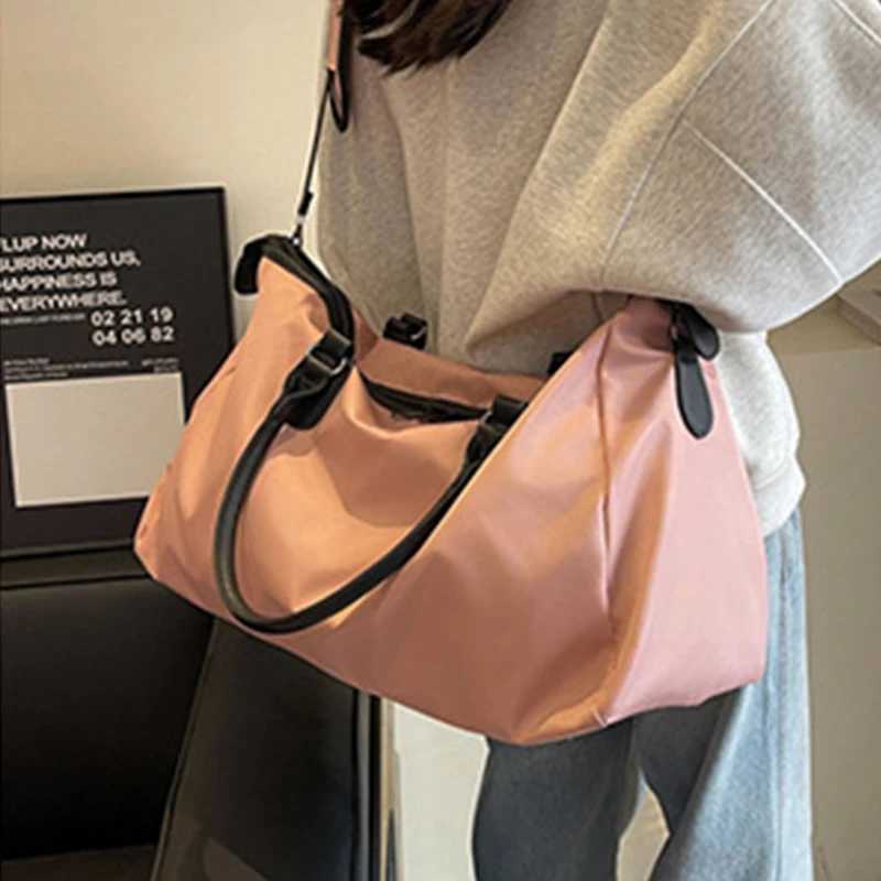 New Oxford Travel Bag Handbag Large Capacity Luggage Bag Neutral Shoulder Outdoor Handbag Weekend Waterproof Sports Fitness Bag Y250320