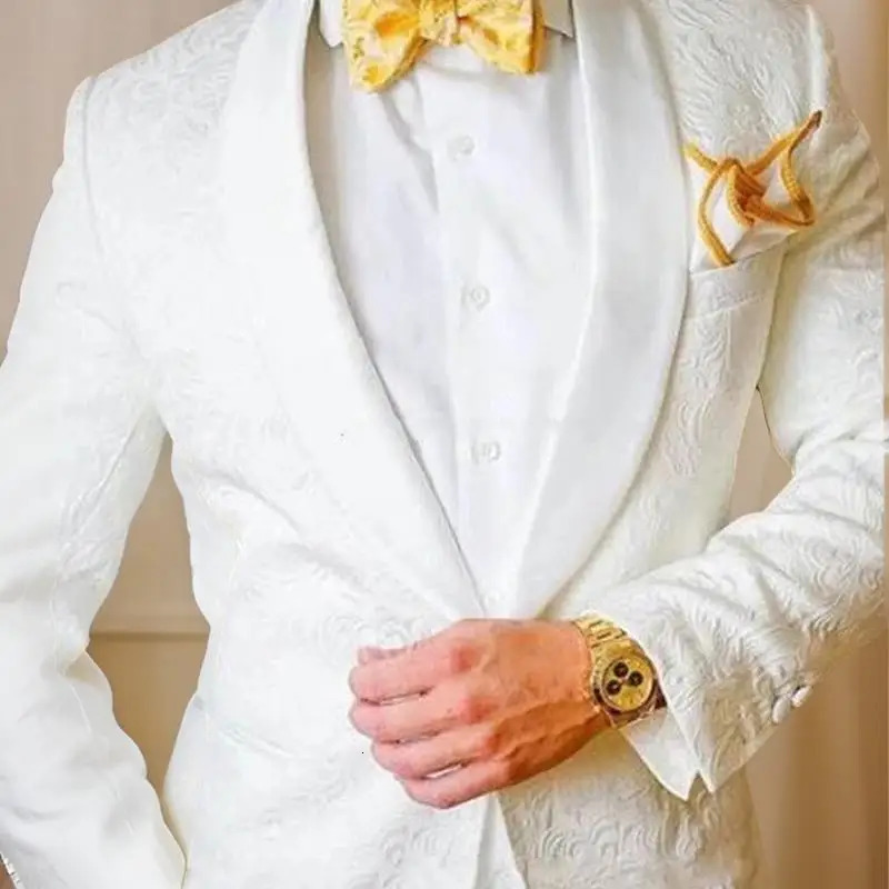 1 Pc Floral Men Suit Jacket for Wedding Party 2024 Slim Fit Groom Tuxedo Blazer Italian Style Fashion Male Ready 250311