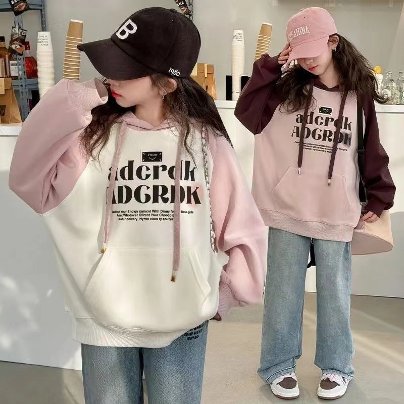 Ddmyshoesvip Spring And New Mid University Children S Autumn Girls Western Korean Edition Hoodie