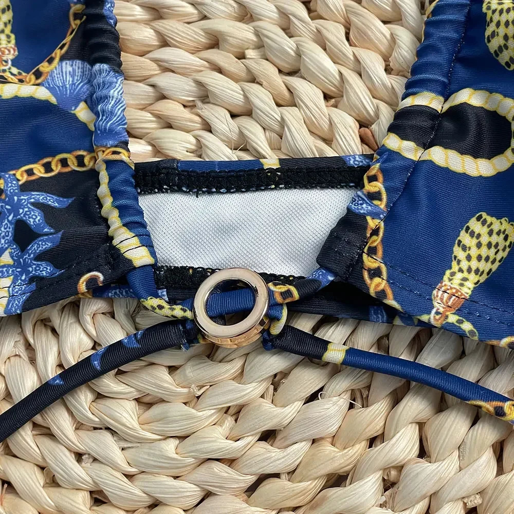 Sexy Bikini Women Summer Beach Swimwear Swimsuit Padded Bathing Suit on Vacation Micro 250320Z