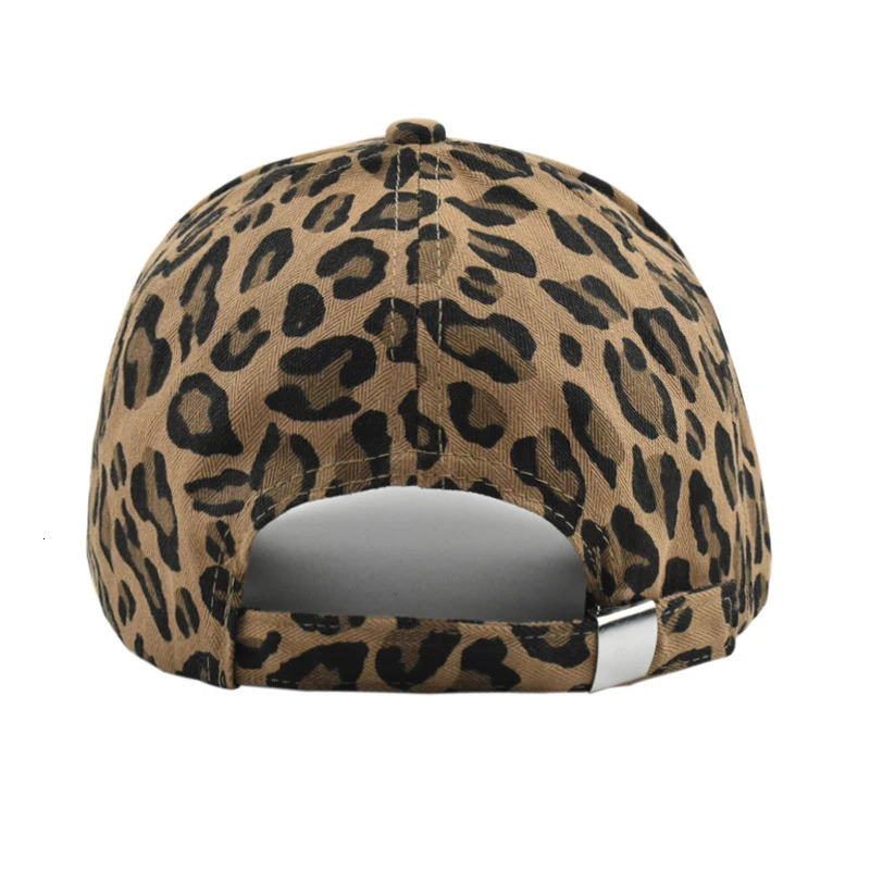 Summer Men Women Baseball Cap Leopard Print Hat Cotton Adjustable Hip Hop Hat Outdoor Sports Trucker Caps Sun Hats 250320