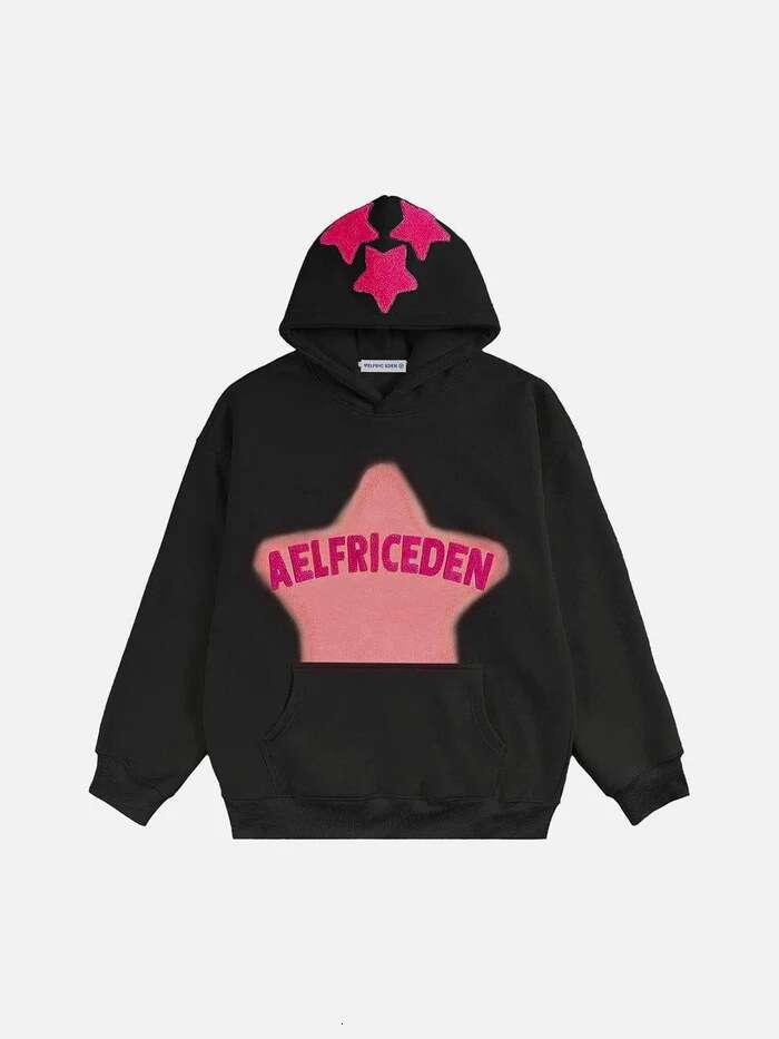 American street trend hip-hop fashion star casual pullover hooded sports hoodie for men and women