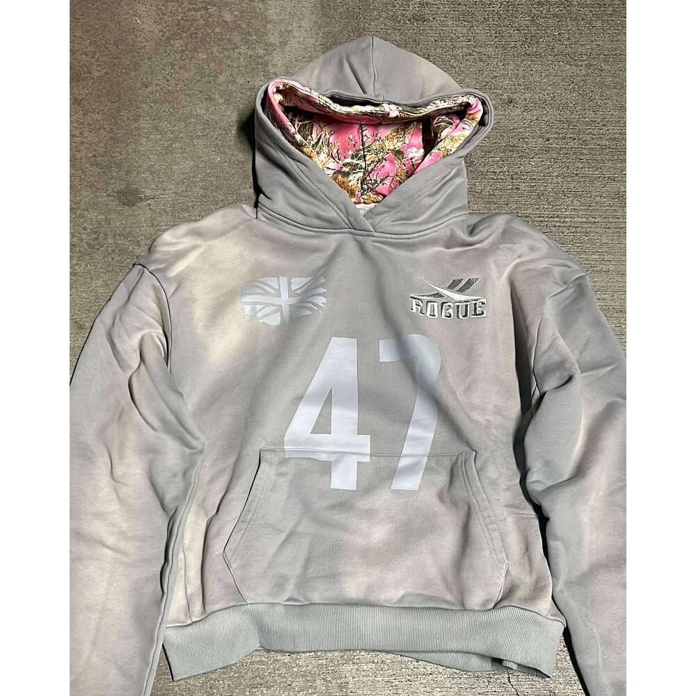 Street American Trendy Hip Hop Harajuku Hoodie Sweatpants Casual Set for Women and Men