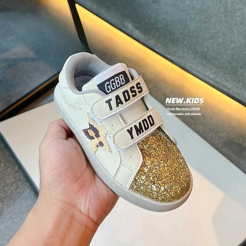 Baby Spring/autumn Fashion Sequined Catwalk Style Cute Students Sneakers Flat Vulcanized Shoes Comfortable Kids Toddler ShoesT250321