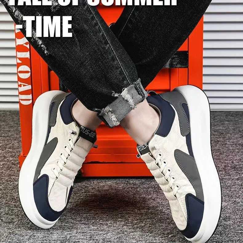 2025- Trend Mens Sports Shoes Thick Robot Running Shoes Whiteboard Shoes Y250320