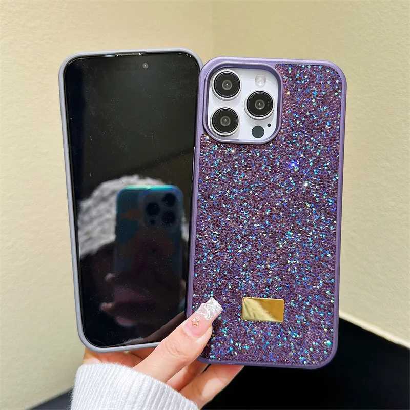 Luxury Diamond Phone Case for iPhone 15 14 Plus 16 Pro 13 12 Pro Max Shiny Diamond Anti Shock Back Cover Protective Case O250321