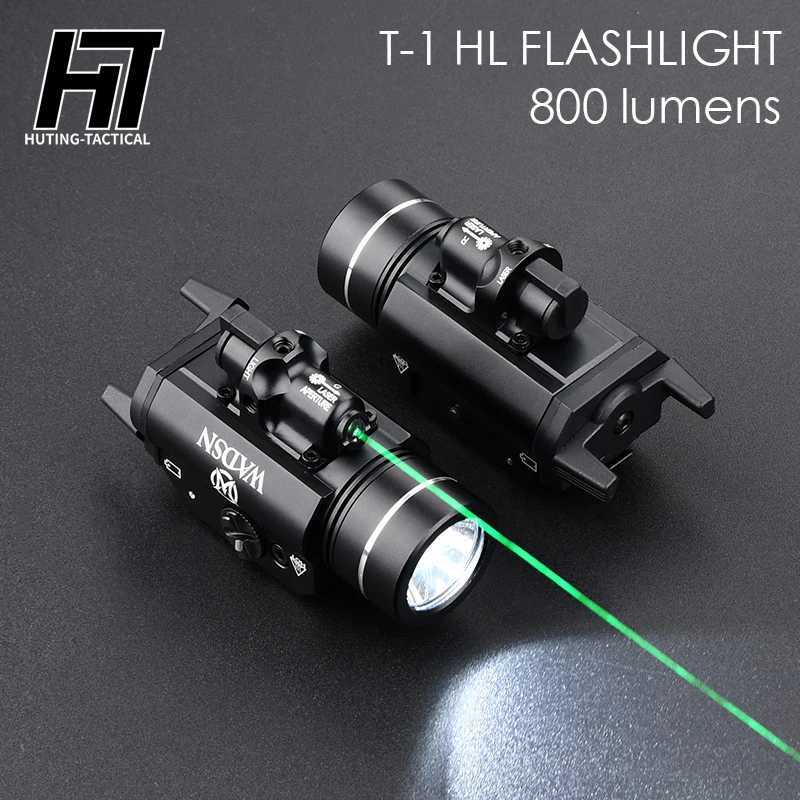 WADSN 800 lumens T-1 HL suspension tactical weapon light air X300 X400 rifle flash red green dot G 17 18 19 X250321
