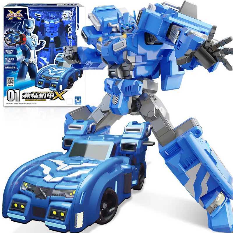 Mini Force Super Dinosaur Power Transformation Robot Toy Action Diagram MiniForce X Simulation Car Deformation Airplane ToyT250320