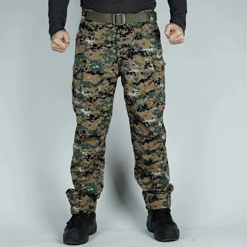 Mege Tactical Joggers Outdoor Ripstop Cargo Pants Working Clothing Hiking Trousers Mens Streetwear wide leg trousers streetwear 250320