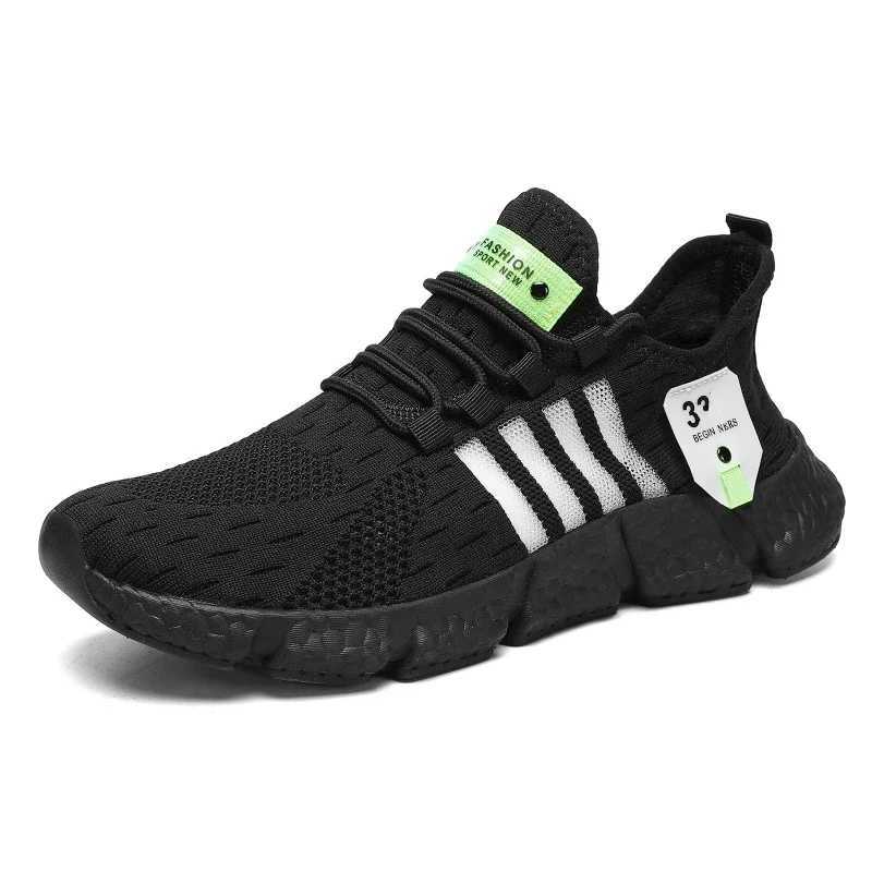New high-quality sports shoes for men in warm summer breathable and fashionable lightweight running tennis shoes comfortable and casual shoes large si