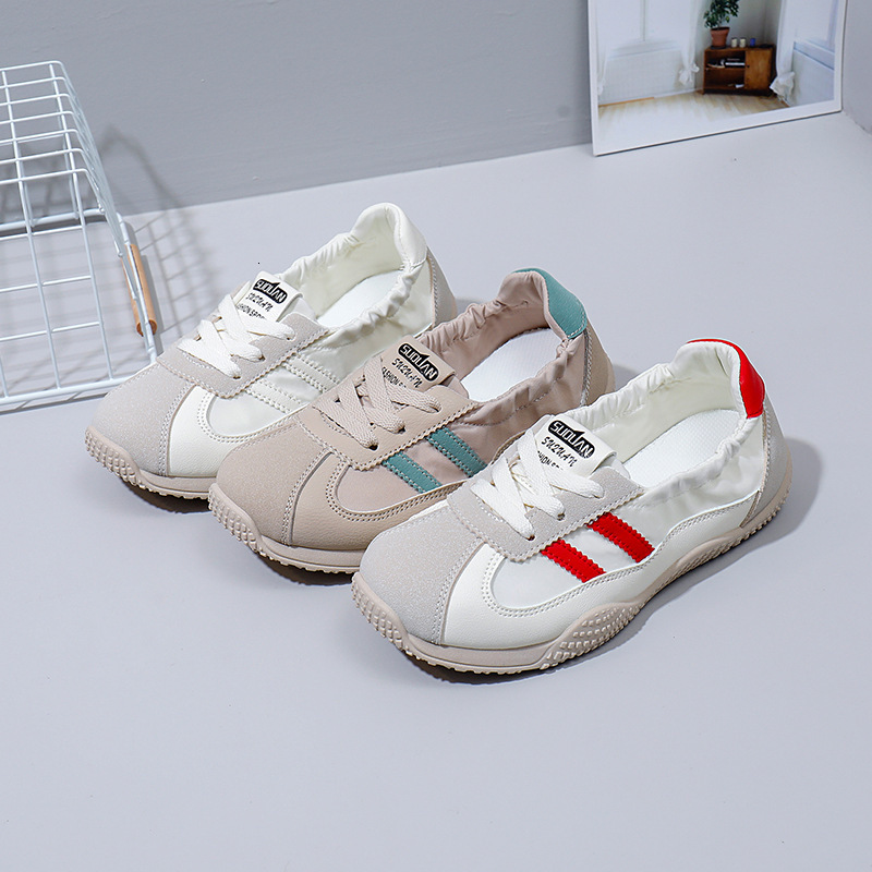 2025 new white Korean version female student net thick sole sports designer fashionable casual board shoes for the street