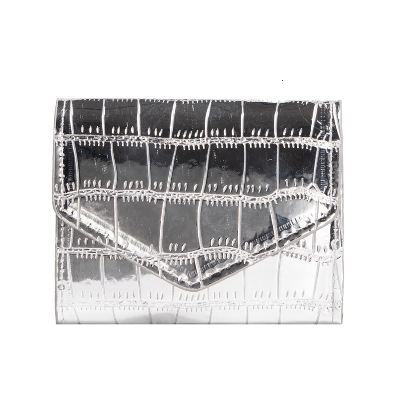 2025S Trend Designer New Women S Mini Korean Stone Pattern Functional Anti Demagnetization Multi Card Position Bright Face Card Bag