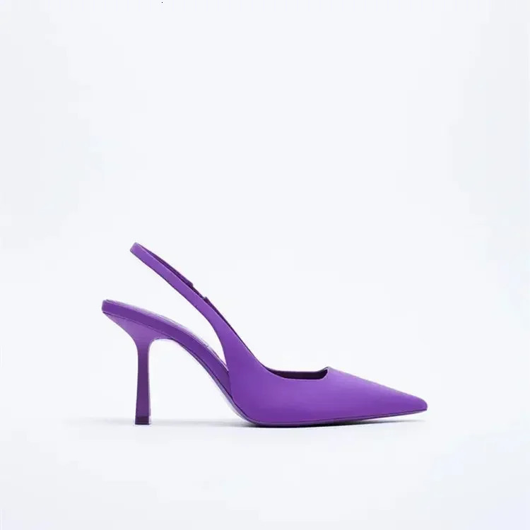 High Quality Womens Fashion Pump Pointed Toe Heels Shallow Sandals Zapatos De Mujer 250321BJ - view 6