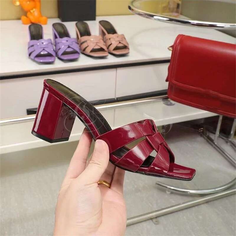 Wedge Heels Braided Cross Design Red Leather Sandals Women S Sexy Chunky Low Heel He Slippers Square Toe Open Gold Black Casual Fashion Shoe