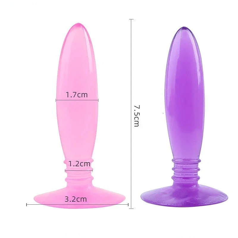 Mini Anal Plug Dilator Jelly Toys Adult Sex Toys Sex Products Gay Butt Plug for Beginner Couples Erotic Toys 250320