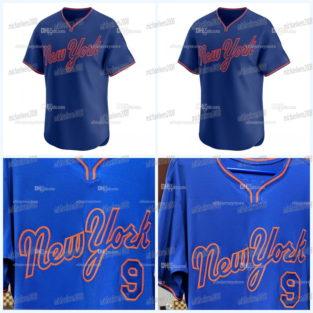 Personalized Custom Baseball Jersey Juan Soto GRIMACE Patch Baseball Jersey Lindor Alonso Nimmo Marte Vientos Mcneil Baty Alvarez Diaz Embroidered