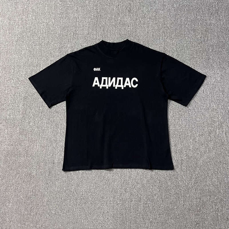 American fashion brand letter printed loose sports short T-shirt men and women, half sleeved base shirt for summer