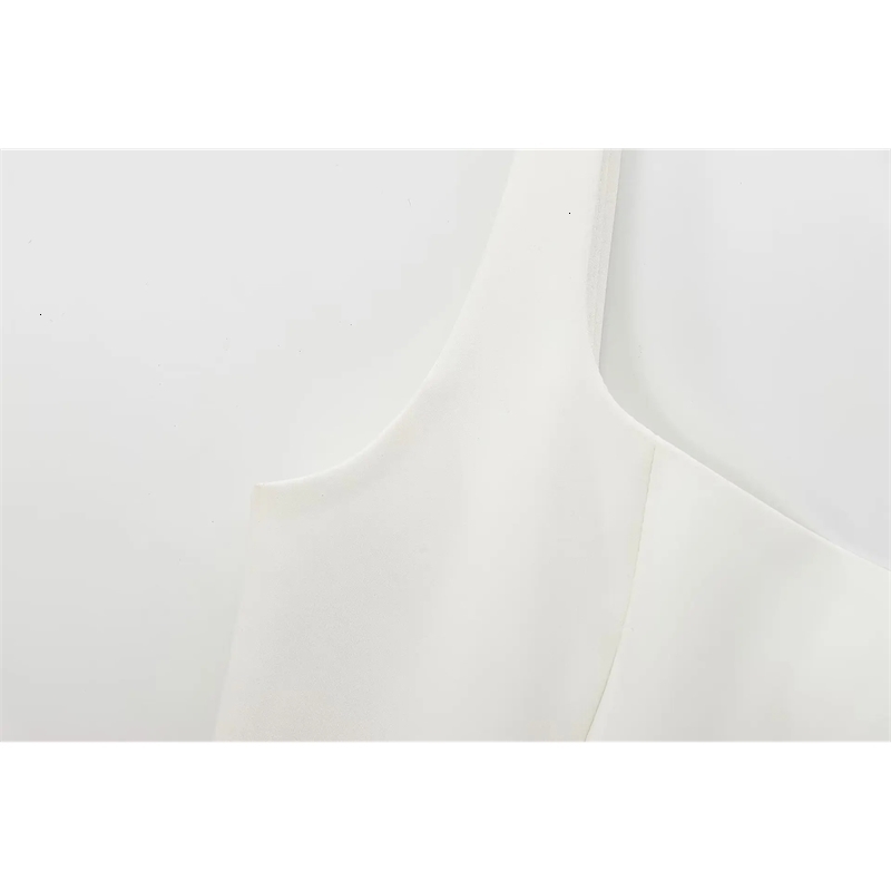 ZRWomens Fashionable European Style Spicy Girl Sexy Strapless Tank Top Polyester Fabric Discount Bulk Fall Winter Arrival 250320