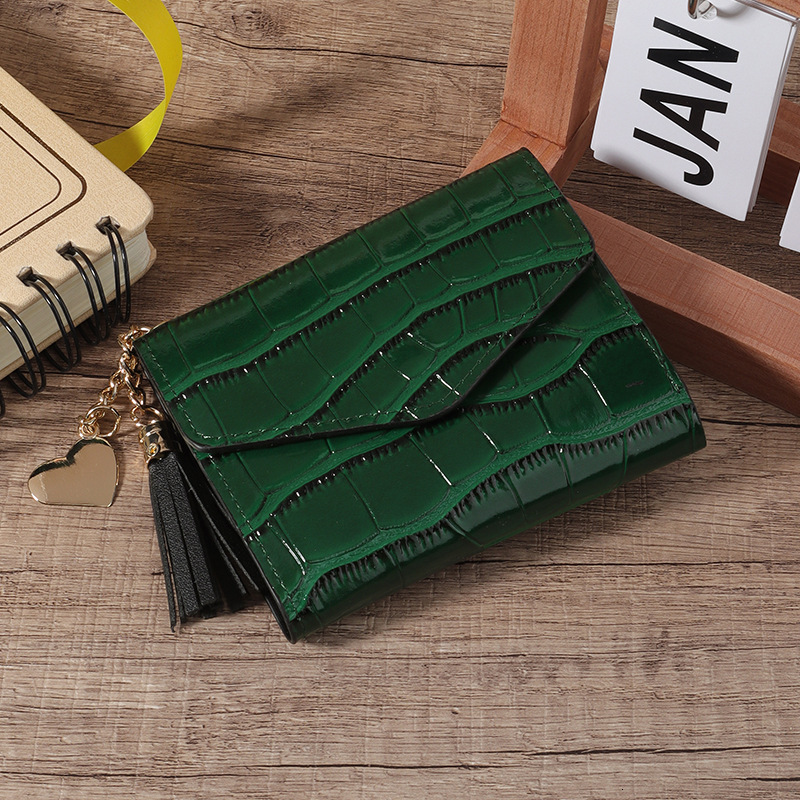 2025S Trend Designer Minimalist Short Coin Folding Cash Universal Small Storage Bag Women S Wallet