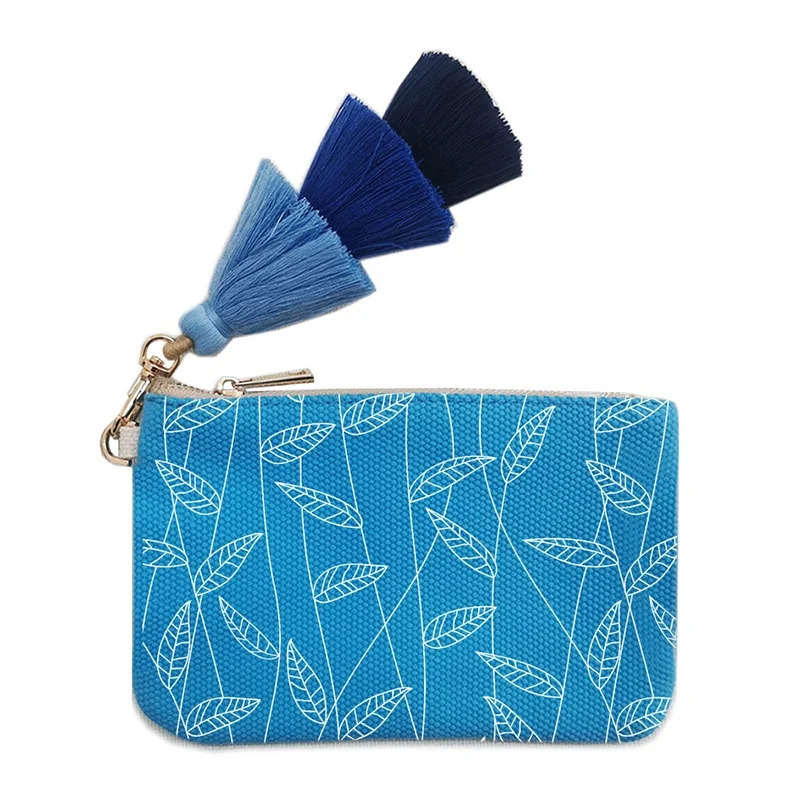 Fashion Pattern n Letter Wallets For Women Personality Printing Cotton Clutch Purse Ladies Beach Bag Party 250317