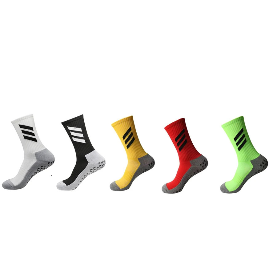 5 Pairs Football Socks Grip Anti Slip Soccer Socks Sports Men Women Baseball Rugby Socks Womens Yoga Socks Cycling Socks 250321