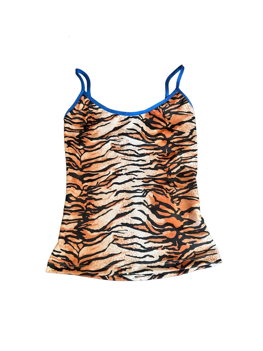 Women s Stylish 2 Piece Outfits Sleeveless Leopard Print Crop Tops High Waisted Shorts Set Casual Loungewear 250320