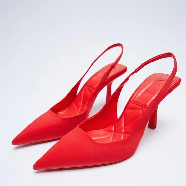 High Quality Womens Fashion Pump Pointed Toe Heels Shallow Sandals Zapatos De Mujer 250321BJ - view 7