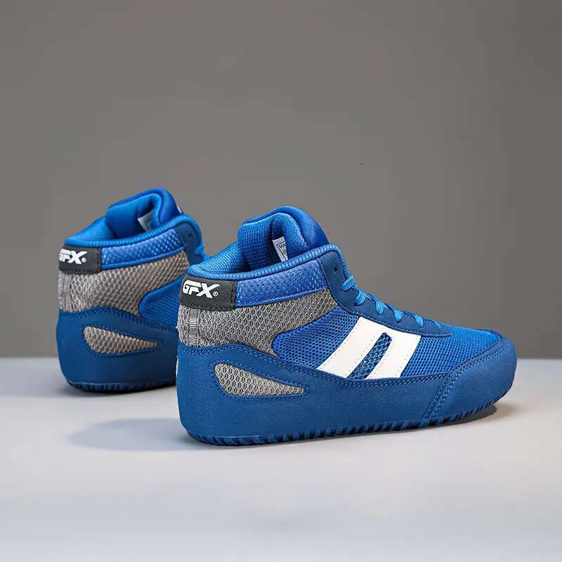 New Shoe Fighting Bo Wrestg Rubber Outsole Breathable Wear-resistant Shoes for Child Women Men Size 29-44