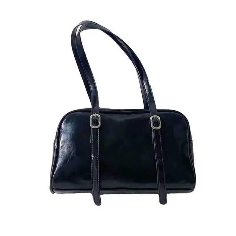 Y2K Korean Womens Harajuku Retro Gothic Green Handbag Fashion Elegant Punk Wallet Handbag Shoulder Bag Trend Y250320