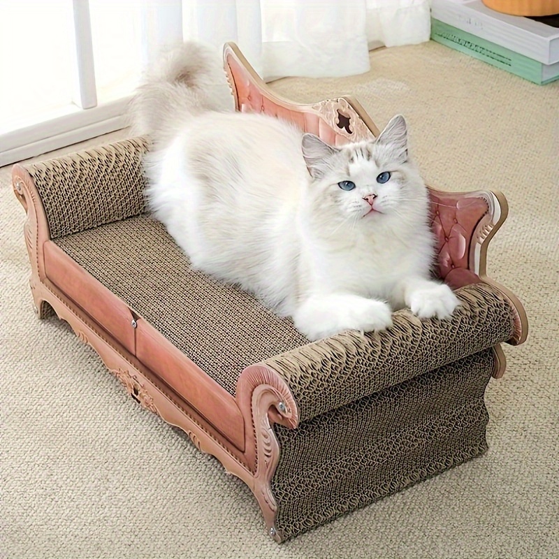 Elegant Kitten Nest Combining Sleeper Sofa & Claw Grip Surface