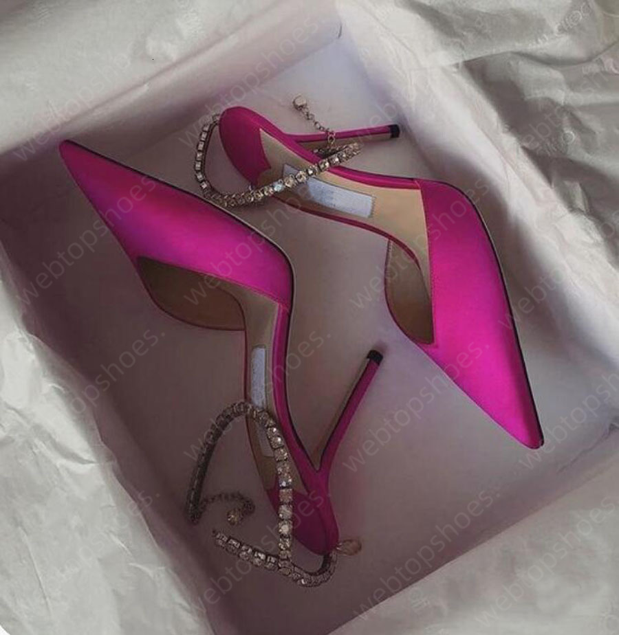 Autumn winter Women pump Wedding dress shoes high heels Black Suede stiletto pumps with Crystal Embellishment sandals luxury designer shoe Pointed