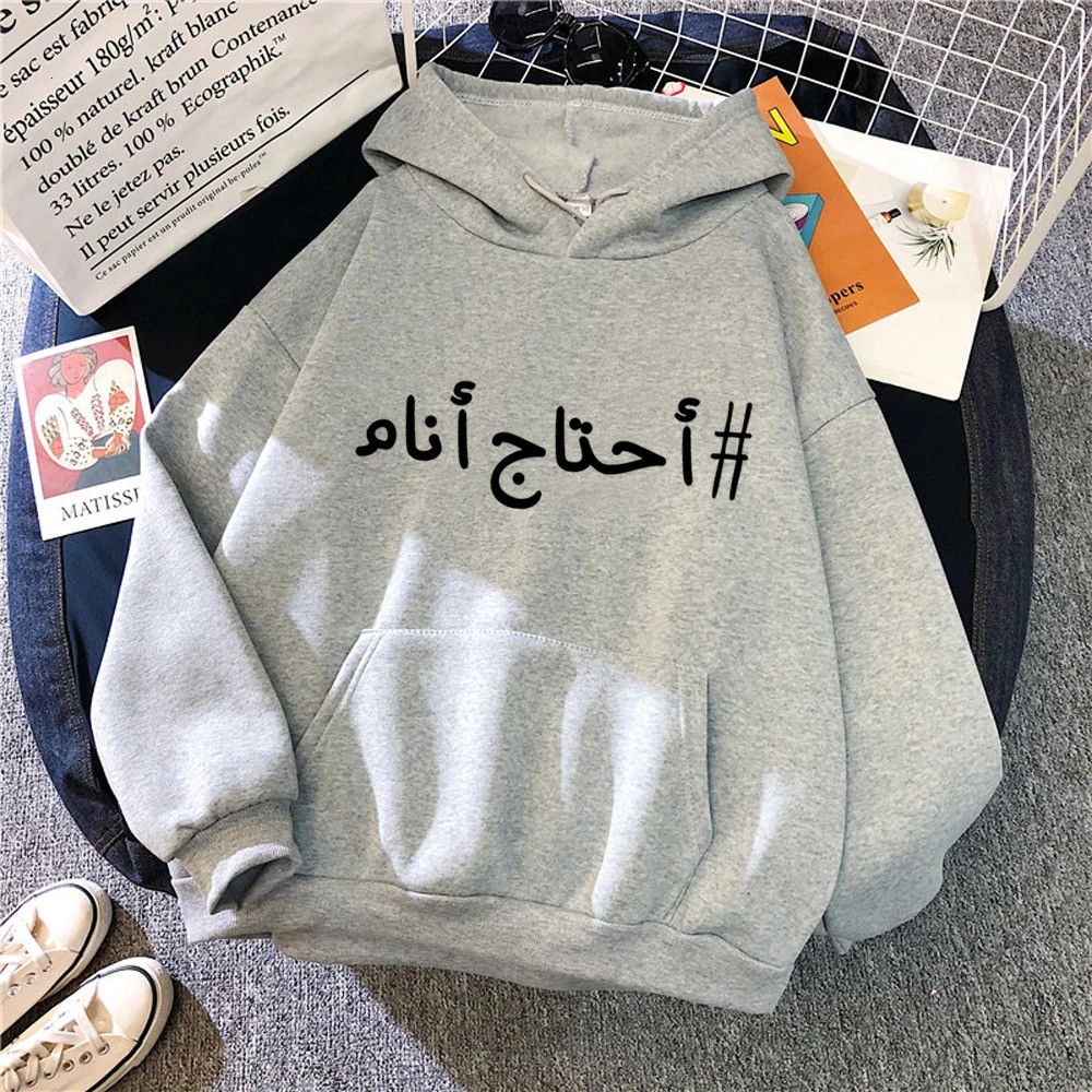 Algeria hoodies women vintage japanese sweat y2k gothic sweater tracksuit women anime sweatshirts 250320