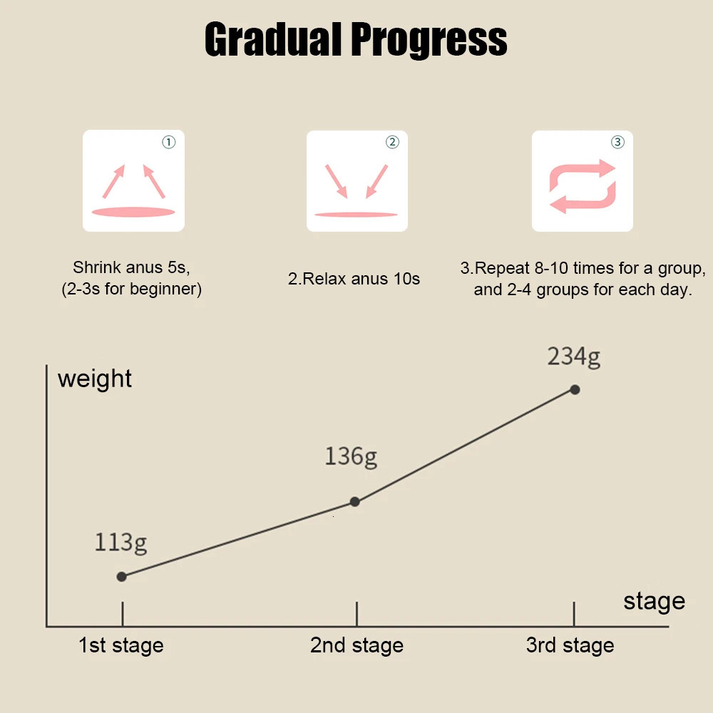 Built In Gravity Steel Ball Anal Plug for Men Prostate Massager Butt Dilator Women Vaginal Tighten Exerciser Sex Product 250320