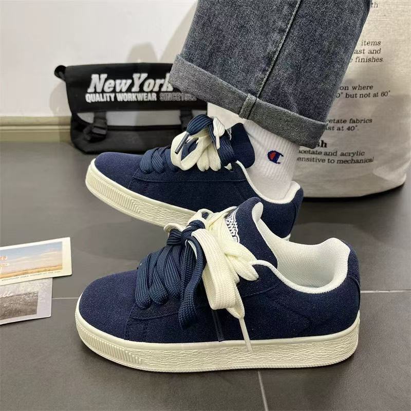 2025 New High Beauty Thick Bottom Blue Bread Male and Female Student Designer Fashion Multi functional Casual Skateboarding Shoes