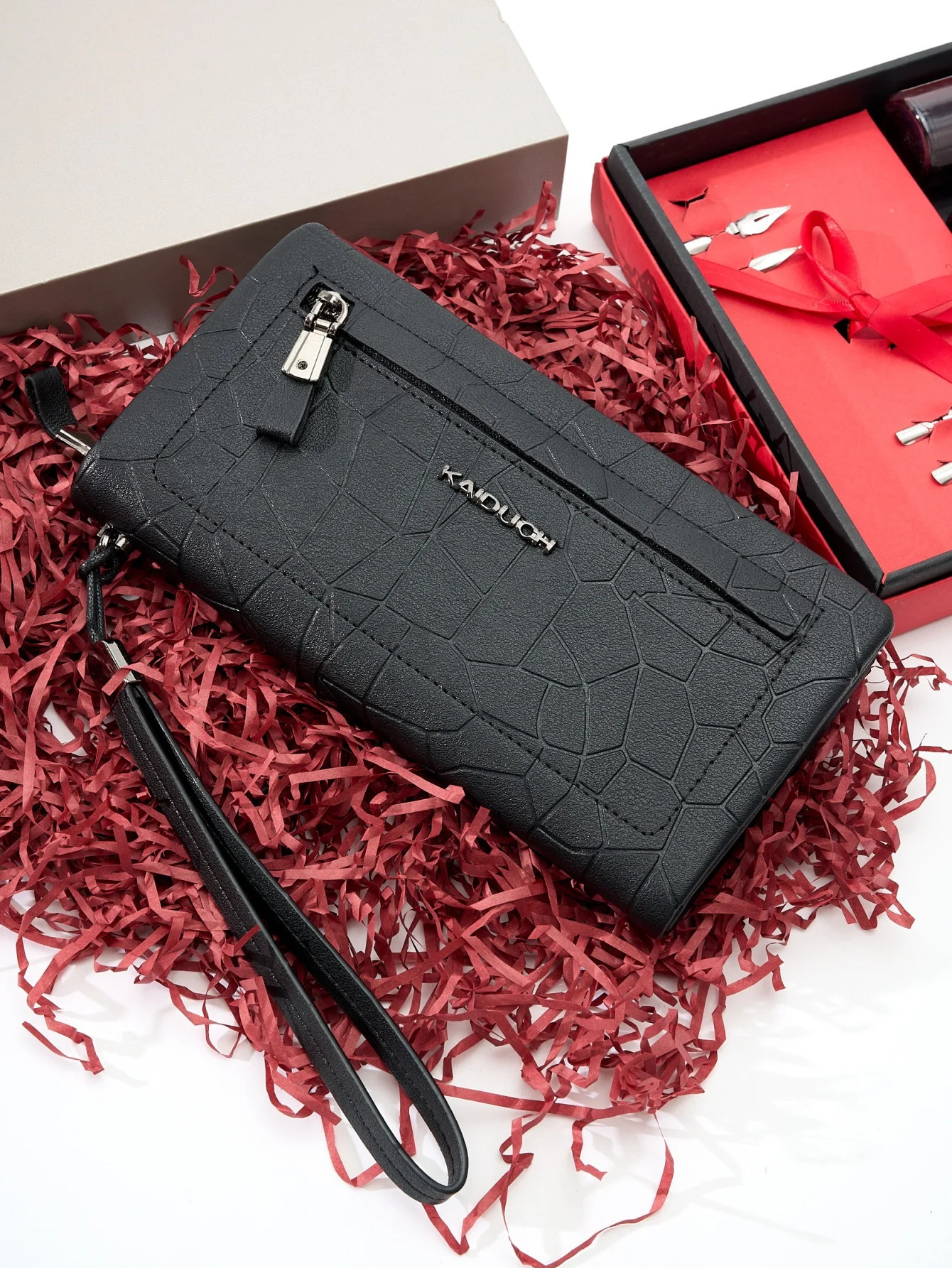 Mens Long Zipper Clutch Bag High Quality Multi Card Slots Fashion Smartphone Business Casual Large Capacity Handheld Purse 250317