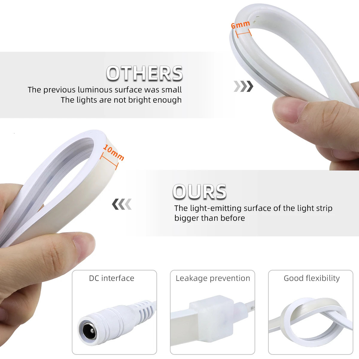 10M Tuya Smart WiFi COB Neon LED Strip Light 320LEDM Silicone Tube Tape Bedroom Wall Kitchen Cabinet Backlight 250311