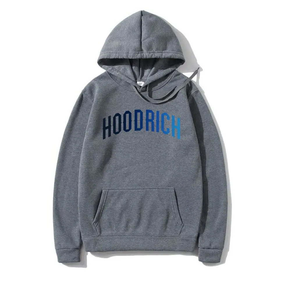 American style hoodie fashion HOODRICH printed unisex plush thick casual sports hiphop streetwear 250320
