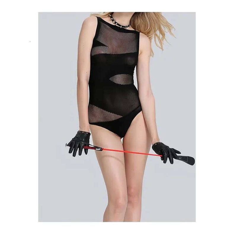higher quality Erotic pamas Sexy Black lace transparent sexy temptation one-piece suit