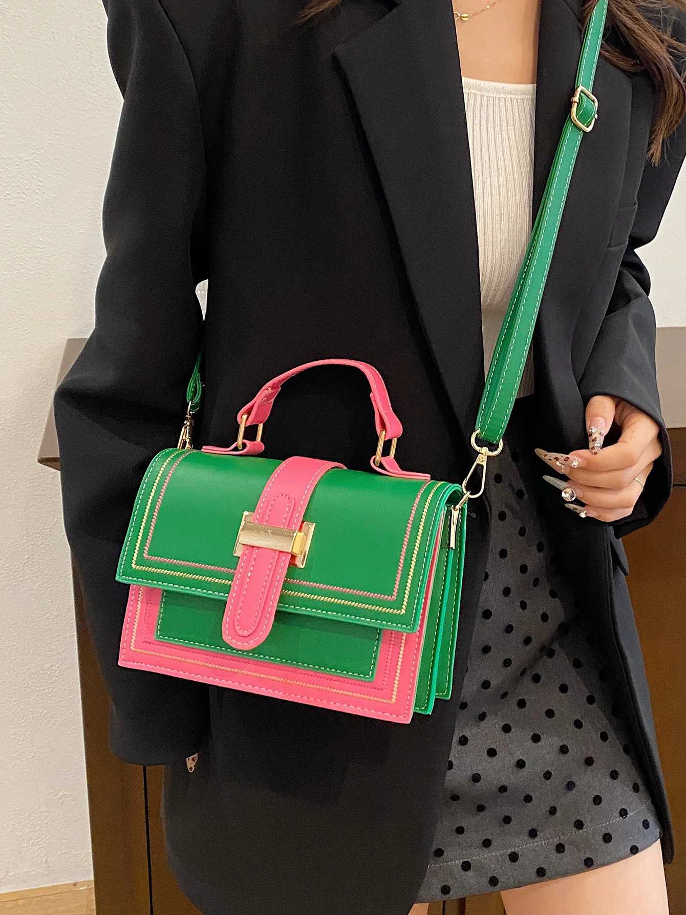 Fashionable womens shoulder bag versatile temperature color cross body bag large capacity daily wear womens portable shoulder cross body bag Y250320