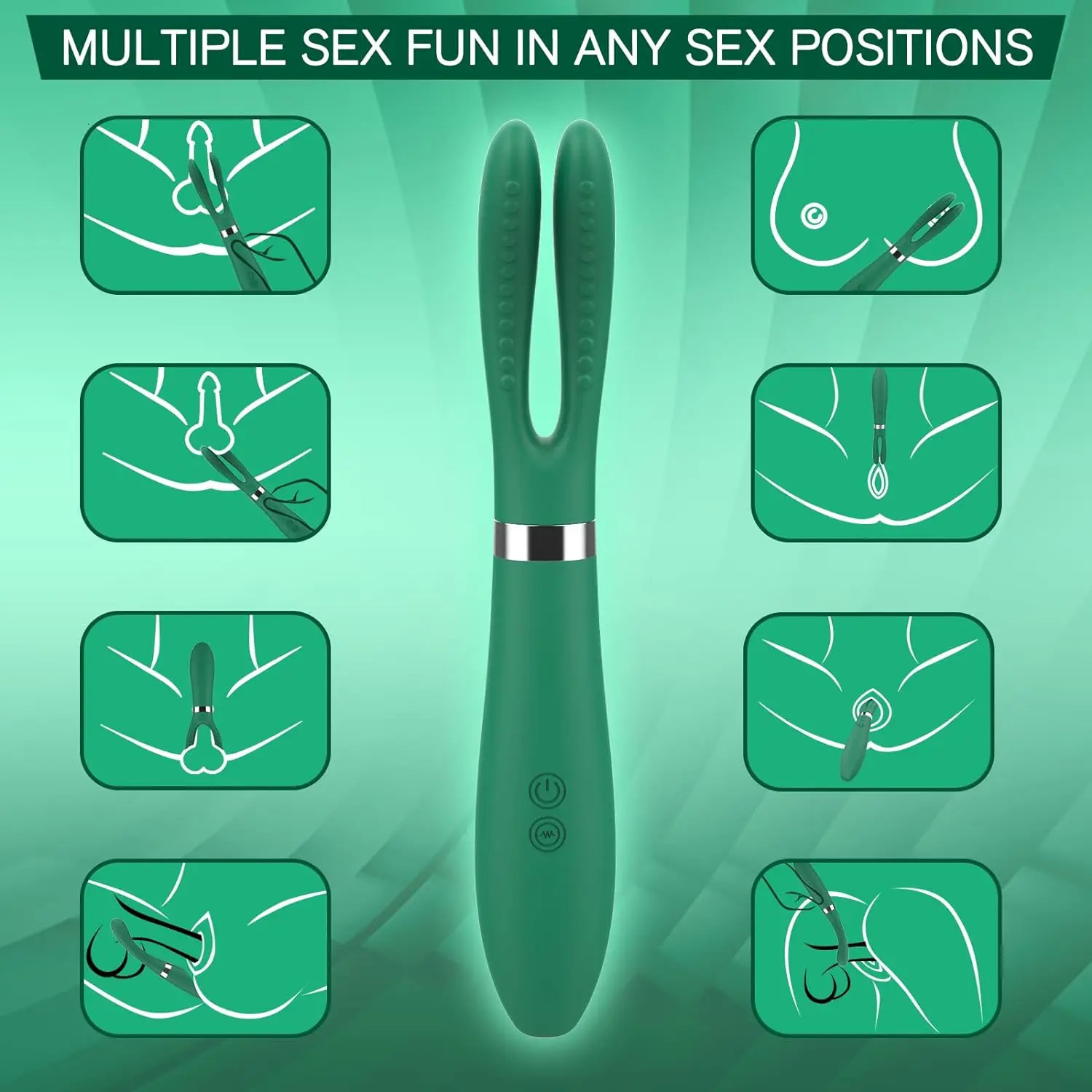 Sex Toys Clitoral Vibrator Dildo with Rabbits Ears Women Vibrator G Spot Vibrator with 9 Vibration Modes Clit Stimulator Adult 250410