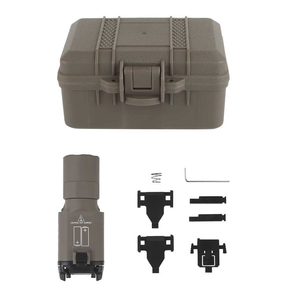 Tactical Surefir Style X300U X300 Ultra X300U-A Hand Gunner Flashlight Airgun Helmet Light Weapon Flashlight Flash 800 Lumens X2503211