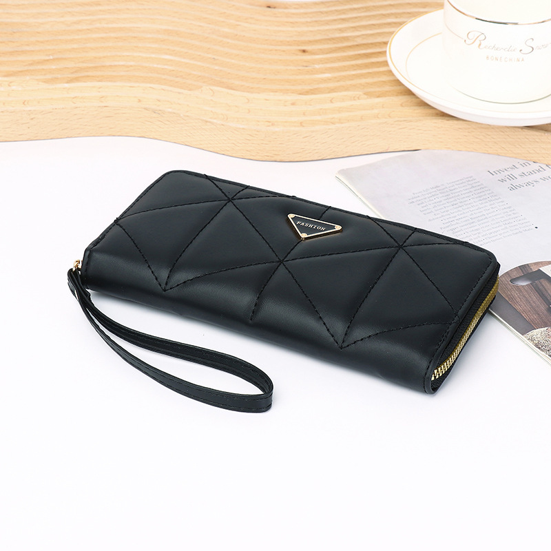 2025S Trend Designer Korean Version New Ins Long Style Large Capacity Zipper Women S Wallet Fashionable And High End Handbag