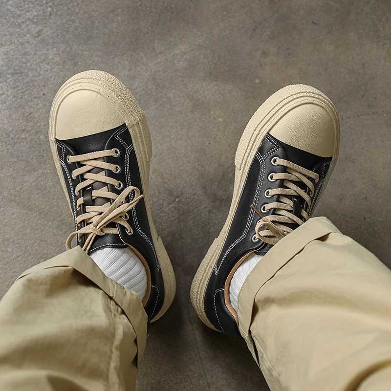 Mens Vcani shoes spring and summer fashion trends casual sports shoes outdoor flat tennis shoes student board shoes Y250320