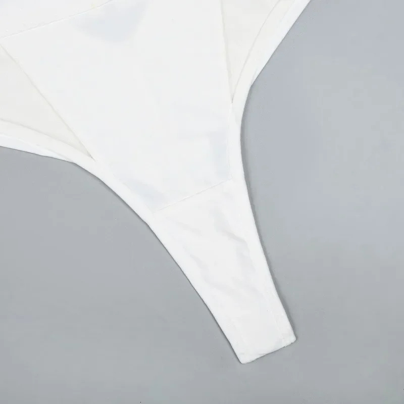 CHUANGERM Pure White See Through Thin Sexy Lingerie Long-Sleeved Gloves Transparent Sensual Intimate Underwear Sets Kit 4-Pieces 250320