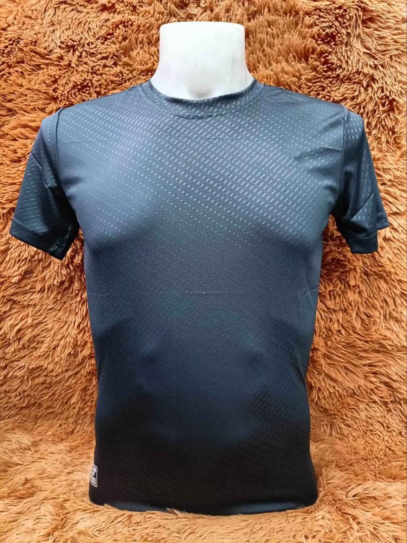Summer mens Tshirt running sports zipper 3D printing staff collar breathable fast drying short sleeved shirt top 250312