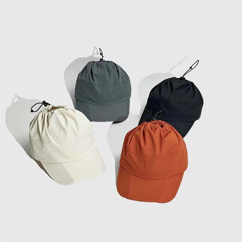 Summer Outdoor Sunscreen Ceiling Hat Quick drying Sports Mens Hat Waterproof Hiking Baseball Hat Womens Sunshade Hat 250320
